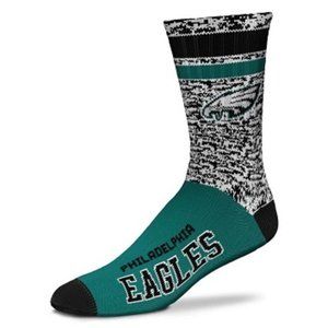 🆕 PHILADELPHIA EAGLES RETRO DEUCE CREW SOCKS - MEN - NFL